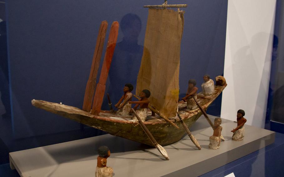 ancient Egyptian ship model